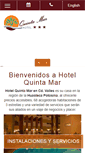 Mobile Screenshot of hotelquintamar.com.mx